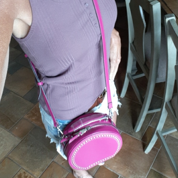 INC Rilie Crossbody Bag BARBIE PINK, NWT - Picture 12 of 14